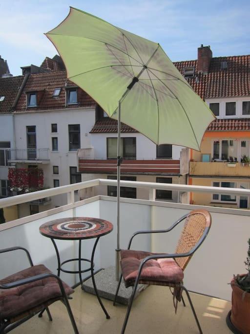 Modernes 1 Zimmer Luxusappartement Kleiner Roland Mit Parkplatz Und Balkon In Bremen Naehe Zentrum Luaran gambar